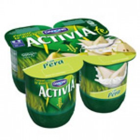 DANONE ACTIVIA yogur con pera pack 4